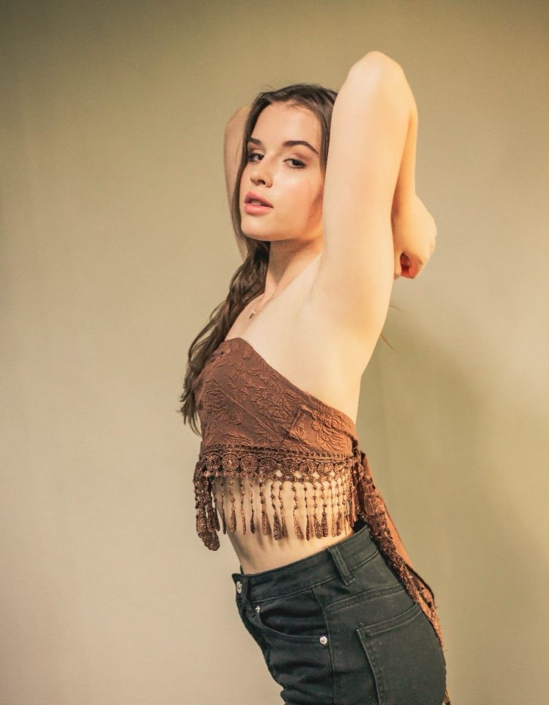 Boho Bloom Tube Top - Brown