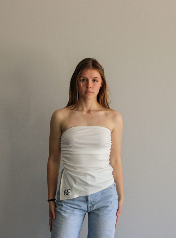 Sleeveless Tank Top - White