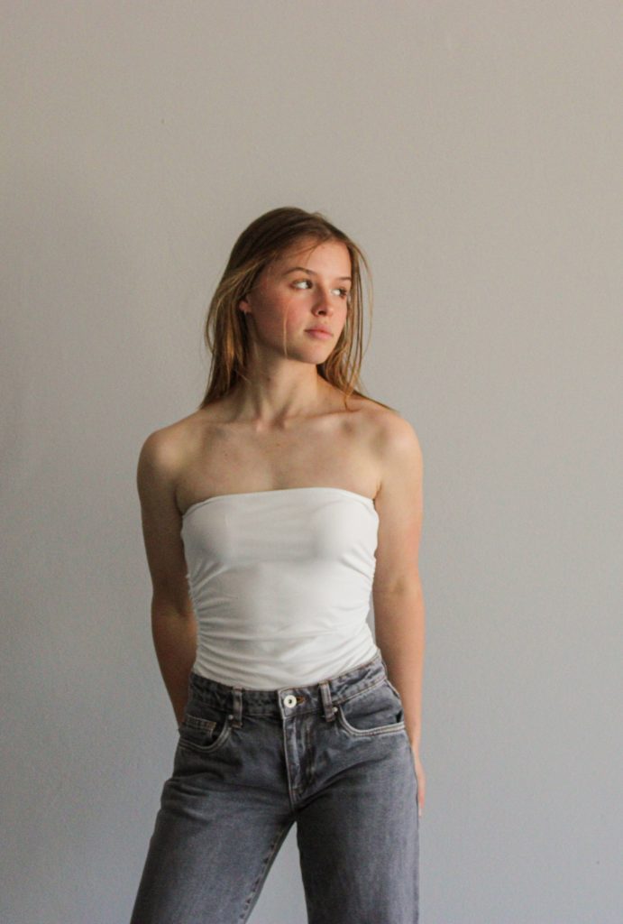 Off-The-Shoulder Bodysuit - White