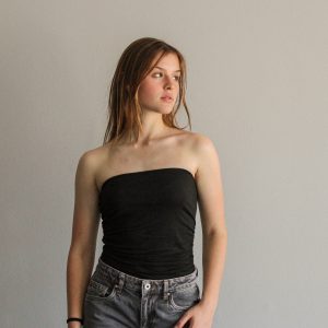 Off-The-Shoulder Bodysuit - Black