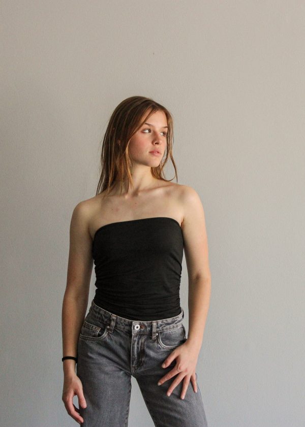 Off-The-Shoulder Bodysuit - Black