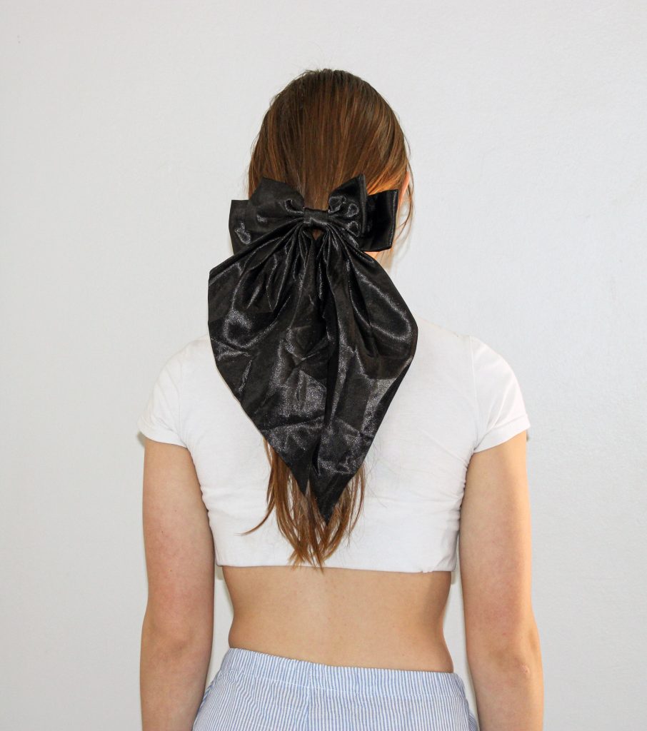 Bow Hair Clip - Black